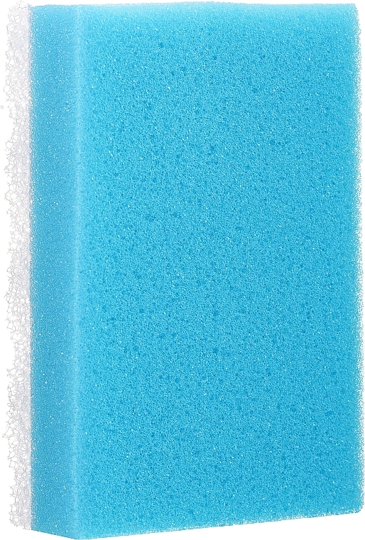 Cleansing and Massage Sponge 'Traditional', blue - Lula — photo N1