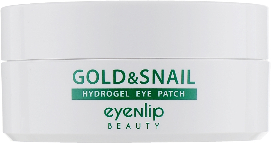 Hydrogel Eye Patch with Gold Extract & Snail Mucin - Eyenlip Gold & Snail Hydrogel Eye Patch — photo N3