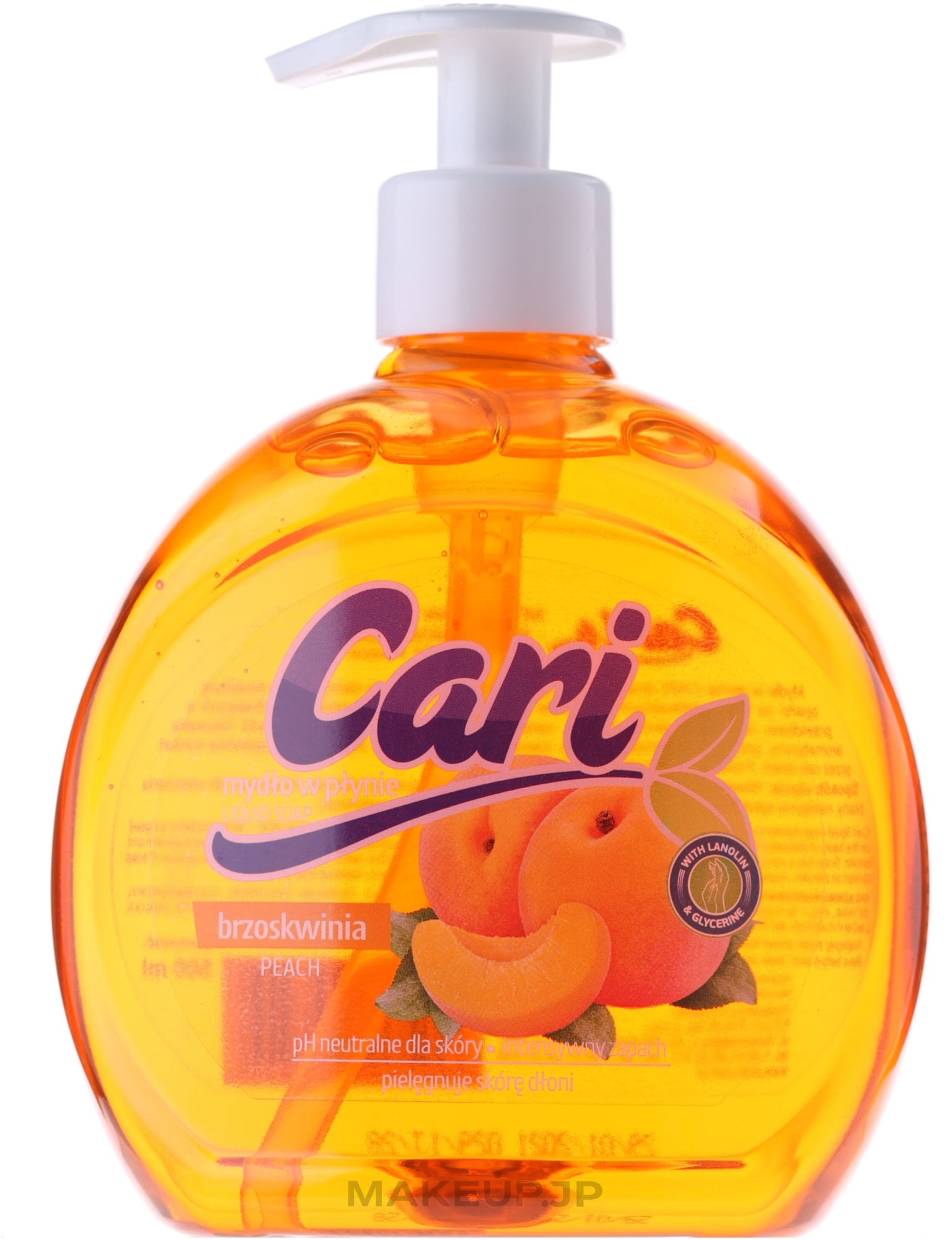 Liquid Soap "Peach" - Cari Peach Liquid Soap — photo 500 ml