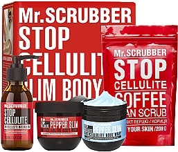 Fragrances, Perfumes, Cosmetics Set - Mr.Scrubber Slim&Elastic Body (oil/100ml + cr/2x250g + scrub/200g)