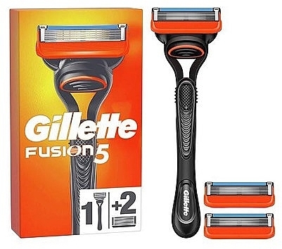 Razor with 3 Refill Cartridges - Gillette Fusion 5 — photo N1