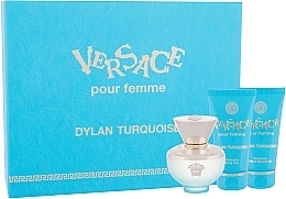 Versace Dylan Turquoise pour Femme - Set (edt/50ml + b/gel/50ml + sh/gel/50ml) — photo N1