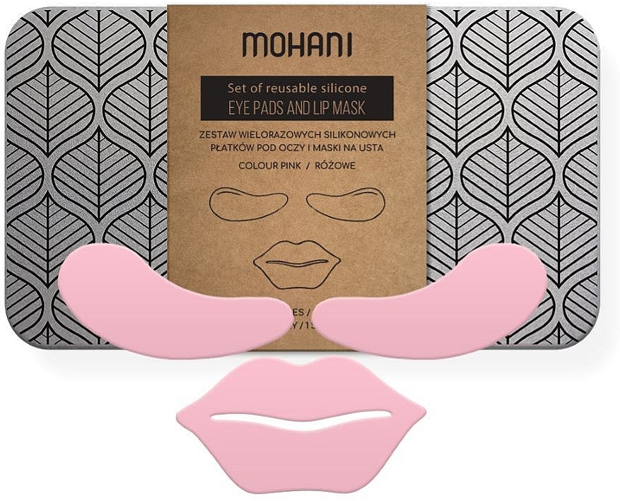 Reusable Silicone Eye and Lip Pad Set - Mohani — photo N1