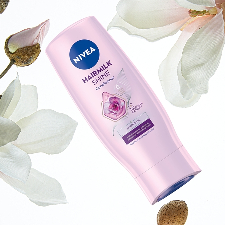 Hair Balm-Milk "Healthy Shine" - NIVEA Hair Milk Natural Shine Hair Balm — photo N4