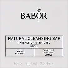 Natural Face Cleanser Soap - Babor Natural Cleansing Bar — photo N1