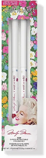 セット - Wet N Wild x Marilyn Monroe Icon 2-Piece Retractable Eyeliner Set (eye/liner/2x0,23g) — photo N1