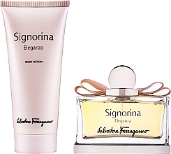 Fragrances, Perfumes, Cosmetics Salvatore Ferragamo Signorina Eleganza - Set (edp/100ml + bl/100ml) 