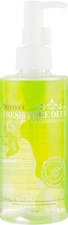 Hydrophilic Face Oil - Deoproce Fresh Pore Deep Cleansing Oil — photo N1