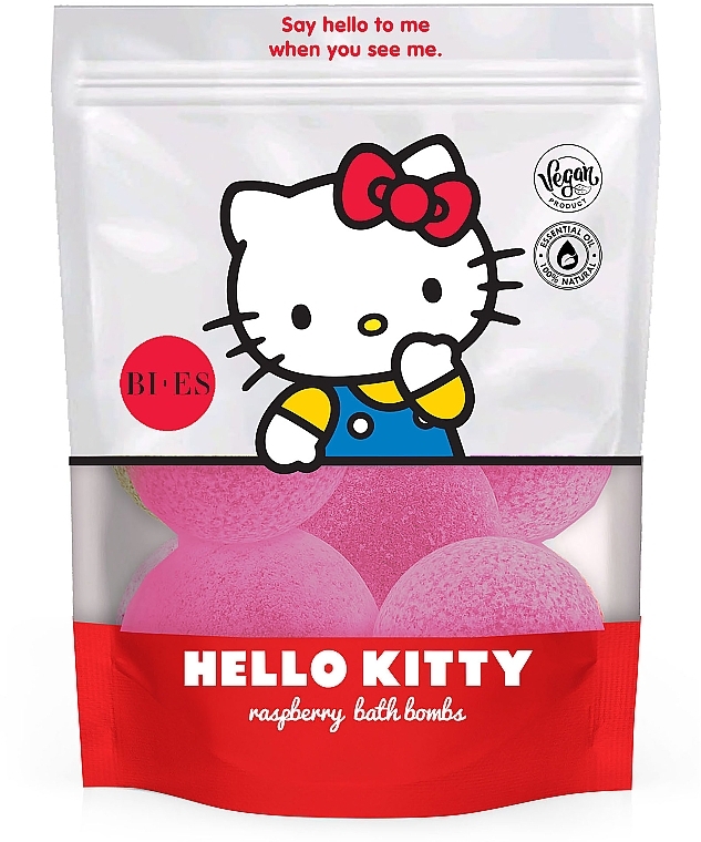 Bath Bomb - Bi-es Kids Hello Kitty Raspberry Bath Bombs — photo N1