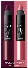 Fragrances, Perfumes, Cosmetics Lip Pencil - Nars Mini Duo Velvet Matte Lip Pencil TrainBleu & Intriguing