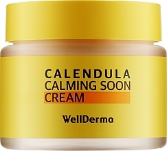 Fragrances, Perfumes, Cosmetics Soothing Calendula Face Cream - WellDerma Calendula Calming Soon Cream