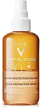 Fragrances, Perfumes, Cosmetics Sunscreen Spray with Beta-Carotene - Vichy Ideal Soleil Solar Protective Water Enhanced Tan SPF30