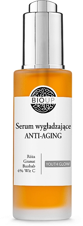 Smoothing Anti-Aging Serum with 4% Vitamin C - Bioup Youth Glow Anti-Aging Serum — photo N4