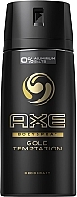 Men Antiperspirant Spray "Gold Temptation" - Axe Deodorant Bodyspray Gold Temptation — photo N2