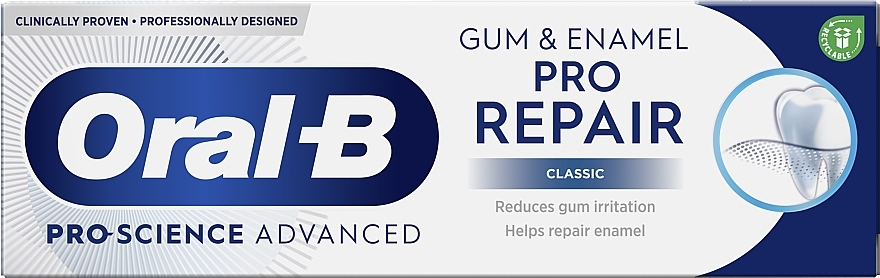 Toothpaste - Oral-B Pro-Science Advanced Gum & Enamel Pro Repair Classic — photo N10