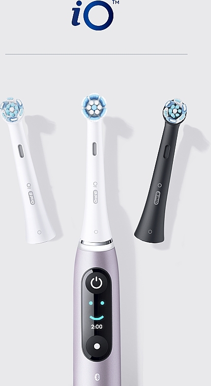 Electric Toothbrush Heads, white - Oral-B Braun iO Gentle Care — photo N6