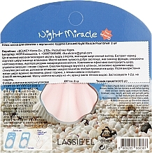 Night Capsule Face Mask with Pearl Powder - Lassie'el Night Miracle Pearl Shell Mask — photo N2