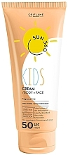 Kids Sunscreen Cream for Face and Body - Oriflame Sun 360 Kids Cream SPF 50 — photo N1