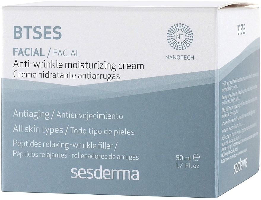 Anti-Wrinkle Moisturizing Cream - SesDerma Laboratories BTSeS Anti-wrinkle Cream — photo N3