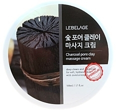 Fragrances, Perfumes, Cosmetics Massage Charcoal Face Cream - Lebelage Charcoal Pore Clay Massage Cream