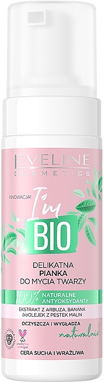 Delicate Cleansing Foam - Eveline Cosmetics I'm Bio — photo N1