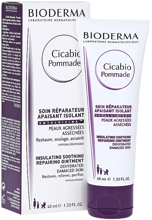 Soothing Ointment for Dry Skin - Bioderma Cicabio Pommade — photo N1