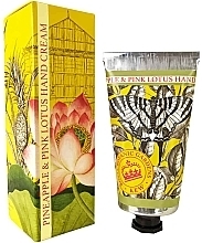 Fragrances, Perfumes, Cosmetics Pineapple & Pink Lotus Hand Cream - The English Soap Company Pineapple and Pink Lotus Hand Cream