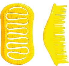 Fragrances, Perfumes, Cosmetics Detangling Hair Brush, yellow - Hair Brush, yellow