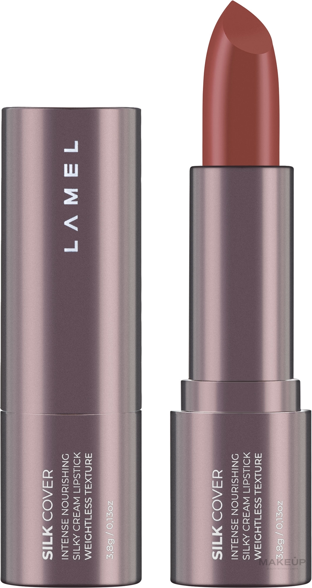 Lipstick - LAMEL Make Up Silk Cover Silky Cream Lipstick — photo 401