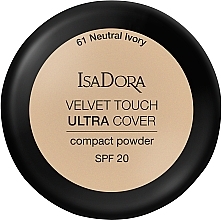 Fragrances, Perfumes, Cosmetics Face Powder - IsaDora Velvet Touch Ultra Cover Compact Powder SPF 20