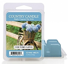 Fragrances, Perfumes, Cosmetics Wax for Aroma Lamp - Country Candle Country Love Wax Melts