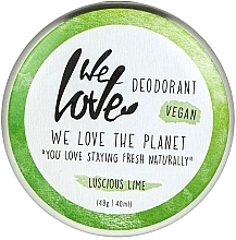 Fragrances, Perfumes, Cosmetics Natural Creamy Deodorant - We Love The Planet Deodorant Luscious Lime