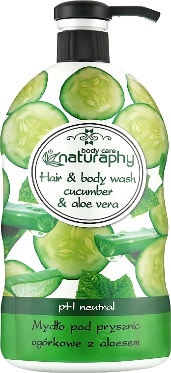 Shampoo-Shower Gel "Cucumber & Aloe Vera" - Naturaphy — photo N1