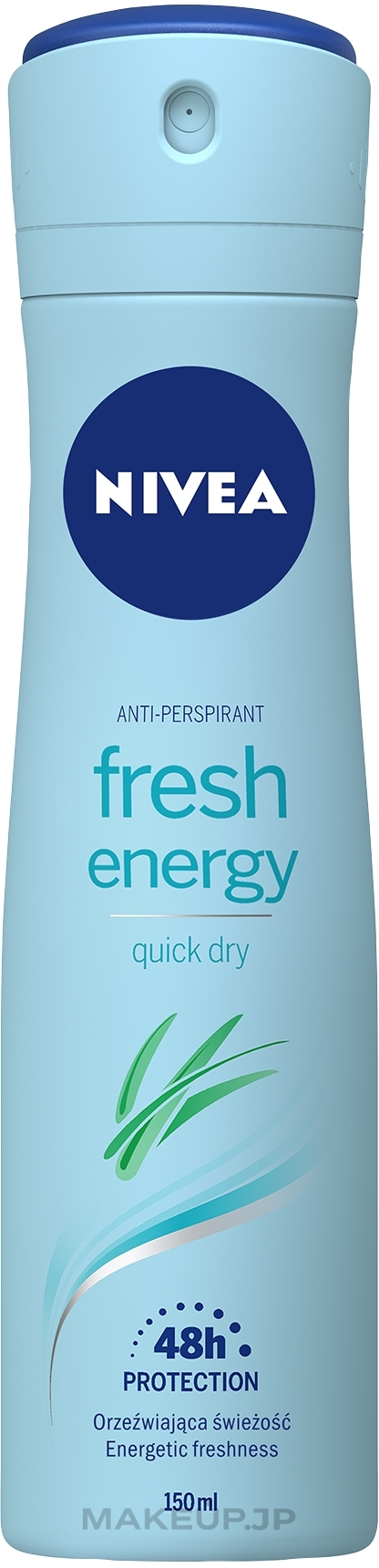 Antiperspirant Deodorant Spray "Energy Fresh" - NIVEA Energy Fresh Deodorant Spray — photo 150 ml