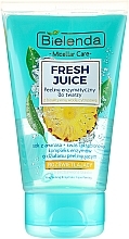 Fragrances, Perfumes, Cosmetics Brightening Face Peeling "Pineapple" - Bielenda Fresh Juice Peel