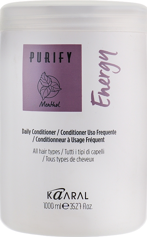Energizing Cream Conditioner with Fresh Mint & Menthol Extract - Kaaral Purify Energy Conditioner — photo N2