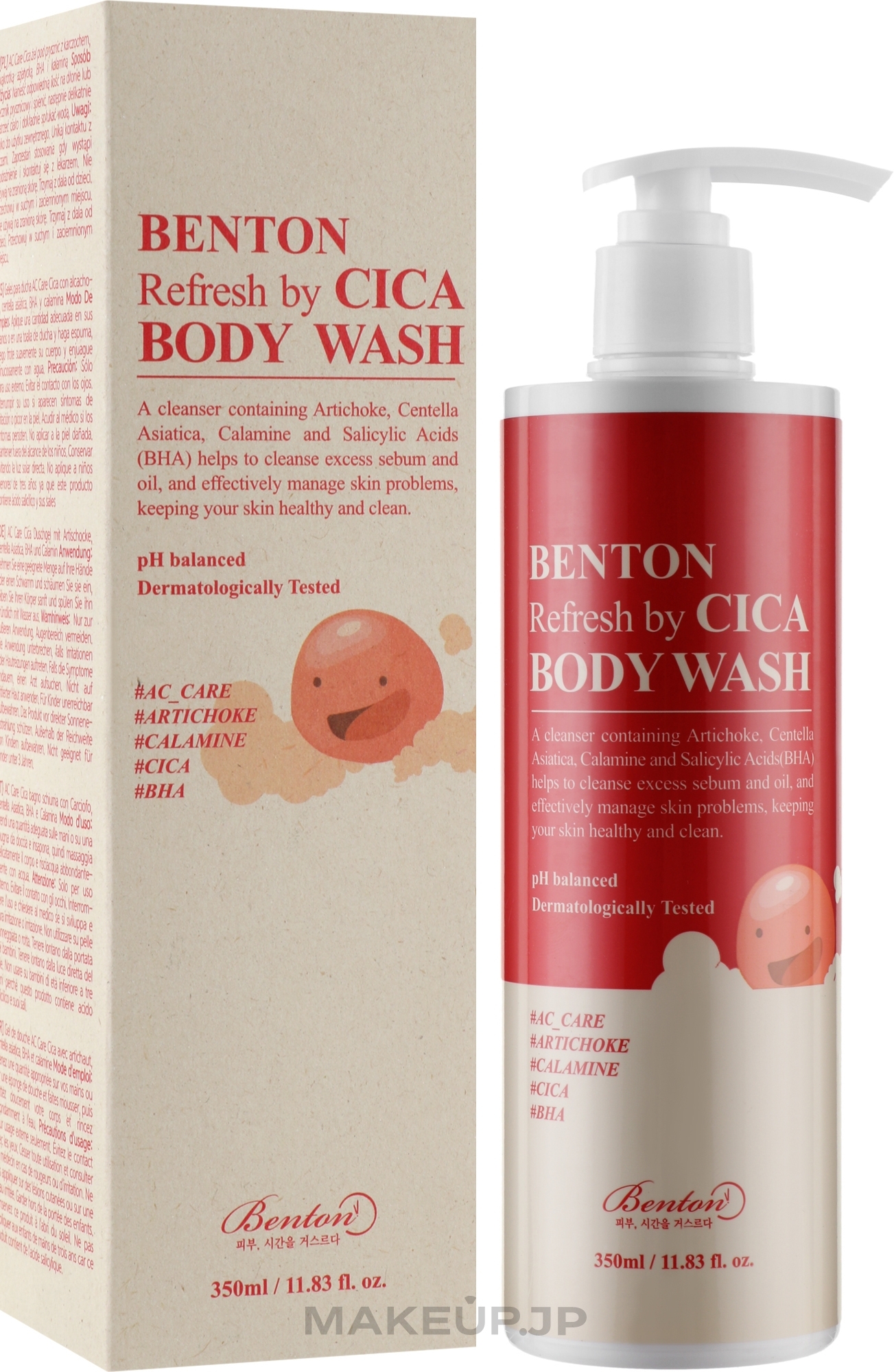 Shower Gel - Benton Refresh by CICA Body Wash — photo 350 ml
