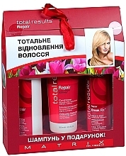 Fragrances, Perfumes, Cosmetics Set - Matrix Total Results Repair (shm/300ml + cond/250ml + elixir/195ml)