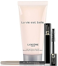 Fragrances, Perfumes, Cosmetics Set - Lancome Essential Eye Kit (mascara/2ml + eyeliner/0.7g + lotion/50ml)