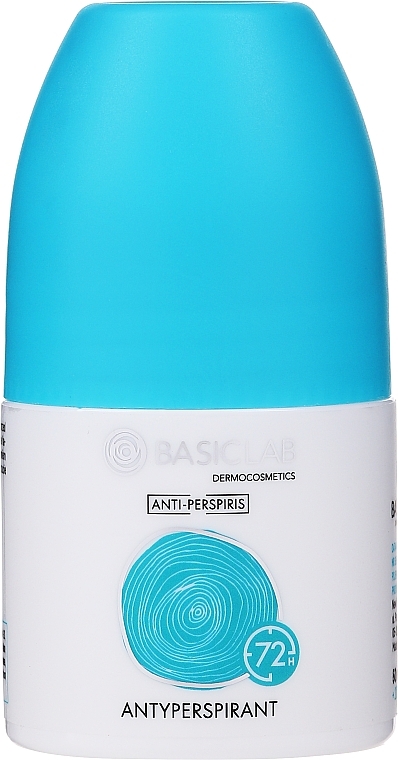 Roll-On 72H Antiperspirant Deodorant - BasicLab Dermocosmetics Anti-Perspiris  — photo N2