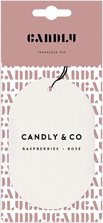 Fragrance Tag - Candly & Co No.7 Raspberries Rose Fragrance Tag — photo N1