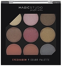 Fragrances, Perfumes, Cosmetics Eyeshadow Palette - Magic Studio 9 Color Palette Eyeshadow Palette