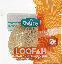 Loofah Peeling Massage Pads - Balmy Naturel Loofah Peeling Dics — photo N1