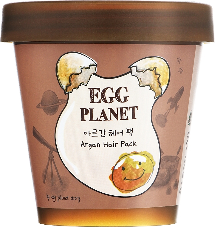 Hair Mask with Egg Yolk Extract & Argan Oil - Daeng Gi Meo Ri Egg Planet Argan Hair Pack — photo N1