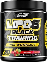 Tropical Punch Pre-Workout Complex - Nutrex Lipo-6 Black Training Pre-Workout Tropical Punch — photo N1