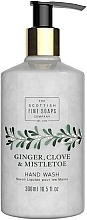 Scottish Fine Soaps Ginger, Clove & Mistletoe Hand Wash - Liquid Hand Soap — photo N1