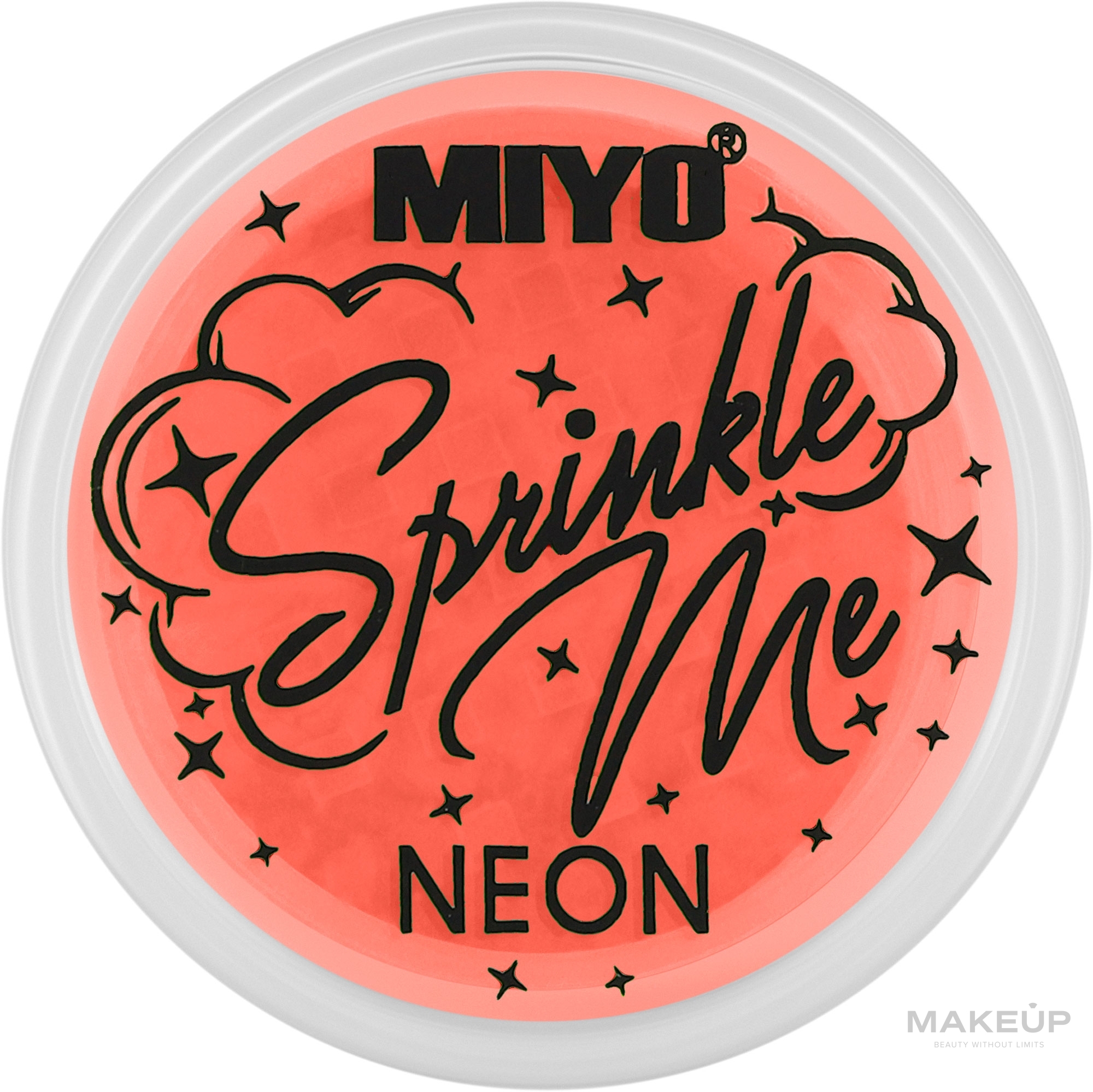 Neon Eye Pigment - Miyo Sprinkle Me Neon — photo Fluo Carrot