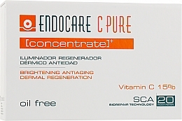 Fragrances, Perfumes, Cosmetics Regenerating Rejuvenating Face Concentrate with Vitamin C - Cantabria Labs Endocare C Pure Concentrate