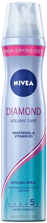 Extra Strong Hold Hair Spray "Volume & Shine" - NIVEA Diamond Volume Care 5 — photo 250 ml