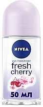 Fragrances, Perfumes, Cosmetics Roll-On Deodorant Antiperspirant "Fresh Cherry" - Nivea Anti-Transpirant Fresh Cherry